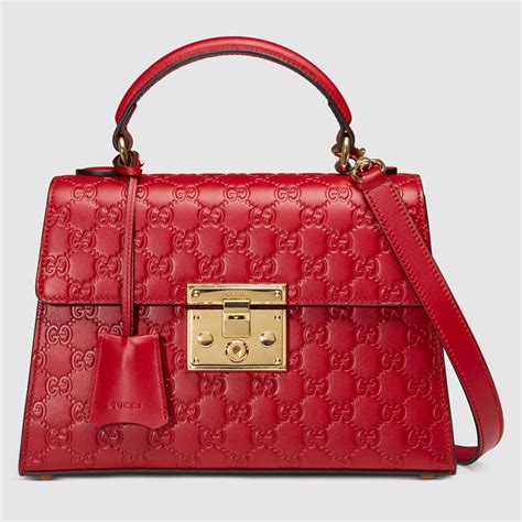 gucci padlock mini red and pink|Gucci open top shoulder bags.